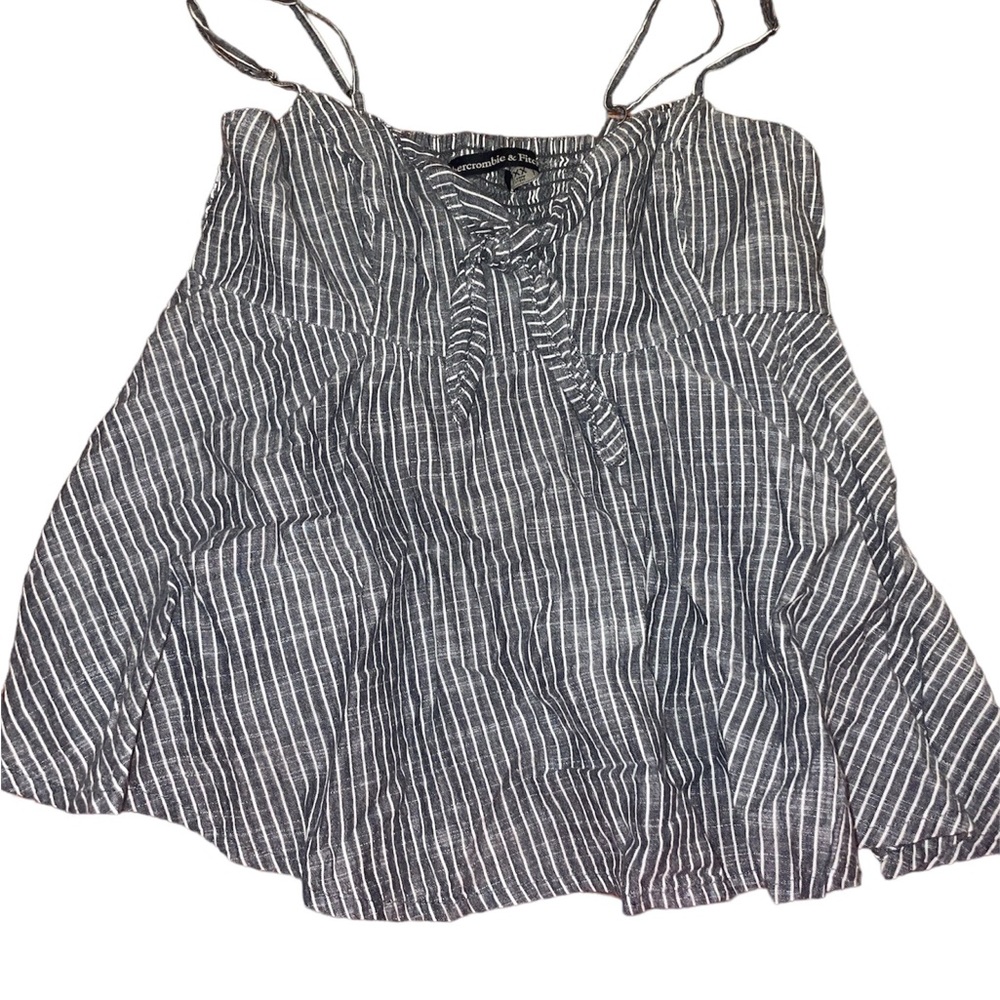 Abercrombie & Fitch striped babydoll top